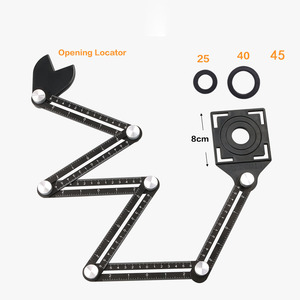 Strumenti di costruzione Multi angolo di misura righello di alluminio righello di posizionamento professionale piastrelle di legno - Product Image 4