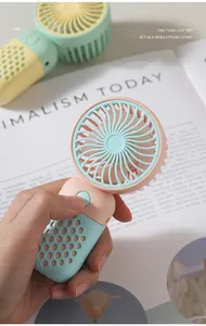 2024 Bán Buôn Tùy Chỉnh Pin Điện Powered Mini Nhỏ Cầm Tay Người Hâm Mộ USB Có Thể Sạc Lại Cầm Tay Mini Fan - Product Image 5