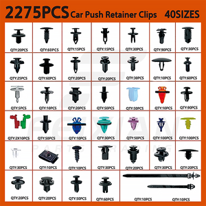 새로운 2275pcs 플라스틱 범용 자동차 패스너 키트 바디 머드 가드 리프 플레이트 도어 플레이트 리벳 - Product Image 6