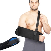 Attelle de bras réglable en maille pour immobilisation de l'avant-bras et de l'épaule, idéale pour les blessures