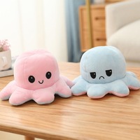 Wendbarer Oktopus Plüschtier Doppelseitige Puppe mit PP-Baumwollfüllung für Mädchen und Kinder Geschenk Bestseller