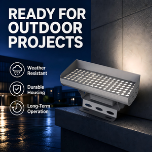 Reflector LED de Alta Potencia para Exteriores, Comercial, para Plazas, Entradas y Fachadas, con Protección Antideslumbrante, Proyector de Alta Resistencia - Product Image 3