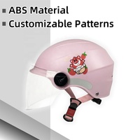 Nouveau casque de moto demi-visage AXK ABS Protection contre les chocs Protection de la tête Sécurité Garantie de 1 an gratuite Emballage personnalisé avec logo