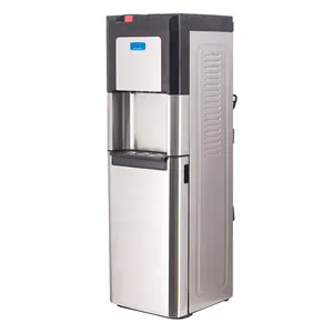Hot Water+ozone Sanitizing Water Dispenser Electric Stand Stainless Steel Compressor Hot & Cold Peak's Water or OEM 220 650W 745