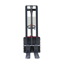 Gerbeur électrique robuste de 2 tonnes avec batterie au plomb-acide et déplaceur latéral hydraulique |   Chariot élévateur RELILIFT 2000 kg 3 m