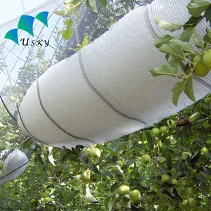 anti hail netting protect from damaging hailstorm HDPE white large hail protection net anti hail for apple tree agriculture