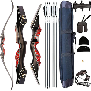 PMZ tiro con l'arco 60 ''Takedown ricurve arco Kit attrezzatura tiro con l'arco pratica di caccia all'aperto arco e freccia - Product Image 1