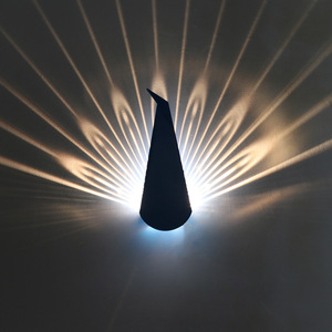 <span class=keywords><strong>Cuarto</strong></span> de baño de pared llevó la luz al aire libre de la pared de la lámpara eléctrica de yeso 12V Globo de Oro de piedra de la pared - Product Image 2