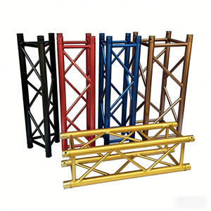 Sistema de Iluminación para Escenarios con Estructura de Aluminio Dorado Cuadrada de 300 mm x 300 mm, Certificado TUV, Patrón Triangular para Techo - Product Image 2