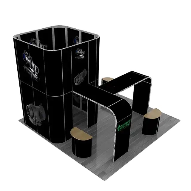 Custom Factory DIY Trade Show Booth Printing Photo Modular Exhibition Stands with Your logo