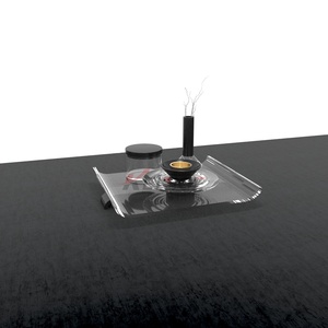 Nhà máy tùy chỉnh cho rõ ràng Acrylic PMMA khay hiển thị thiết kế hiện đại thân thiện với môi pre-lắp ráp cho siêu thị - Product Image 1