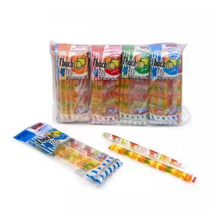 OEM Assorted Long Sweet Fruit Flavor Ice Pop Jelly Stick Candy