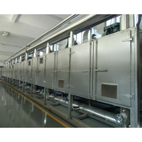Senven Automatische Doorlopende Mesh Band Droger Machine Energiebesparing Voor Groenten Fruit Motor Gemaakt Ti Sus316l Voedselverwerking