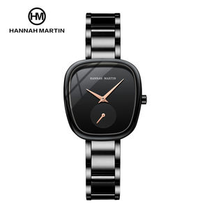 Reloj de Pulsera Cuadrado Minimalista de Alta Calidad para Mujer, Marca de Primera Línea HANNAH MARTIN, Fabricado en Acero Inoxidable con Movimiento de Cuarzo - Product Image 5