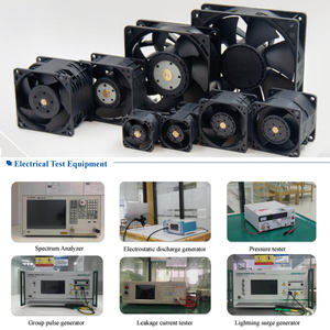 40x40x56 मिमी 24 वी ब्रशलेस डीसी शीतलन प्रशंसक औद्योगिक नियंत्रण कक्ष के लिए उच्च तापमान प्रतिरोधी गेंद - Product Image 5