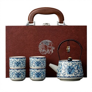 Juego de Tazas de Té de Cerámica de 200 ml con Asa, Impresión Personalizada, con 4 Tazas y Caja de Regalo para Beber Té y Café - Product Image 4