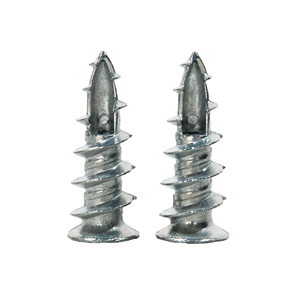 Anclaje de pared fácil de instalar, de aleación de zinc, autoperforante, de accionamiento rápido para pladur, de 15 mm de diámetro con ala - Product Image 1