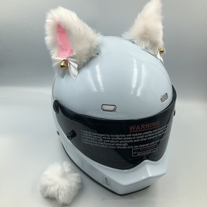 Casco de Esquí con Orejas de Gato, Decoraciones para Casco, Adornos Lindos y Originales para Casco de Motocicleta, Modelo Universal para Motocicleta Eléctrica - Product Image 1