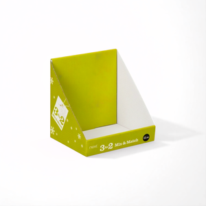 Soporte de comida personalizado estilo moderno palé superior pantalla cartón PDQ caja plegable para supermercado tienda de comestibles estante - Product Image 2