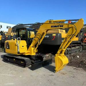 Used Komatsu PC56-7 <b>Mini</b> Crawler Excavator 5.5Ton Original Hydraulic Digger Second <b>Hand</b> Komatsu PC56 Excavator Ready In Stock - Product Image 1