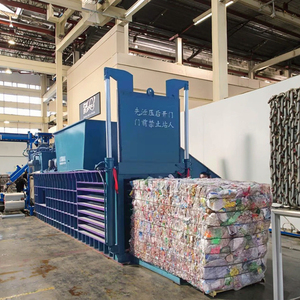 Máy đóng gói thủy lực quy mô lớn cho trạm tái chế chất thải, dùng để nén giấy vụn và màng nhựa - Product Image 1