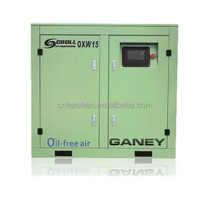 Compressor de ar industrial com parafuso de rolagem livre de óleo 10bar, fornecedor da China, compressor de ar livre de óleo 10bar