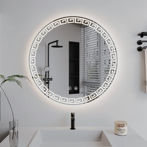 Bagno contemporaneo a parete anteriore illuminato retroilluminato specchio con luci a Led per il bagno di casa dell'hotel - Product Image 2