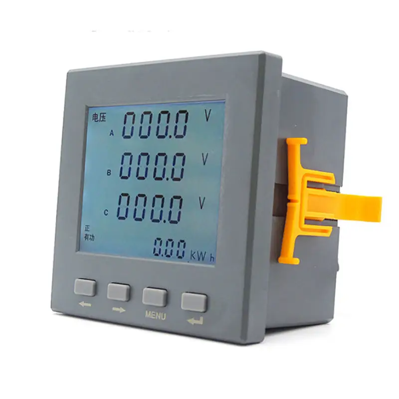 DQ703E-9SY LCD Electric Meter 96*96mm Electric Energy Meter CT RS485 three-phase electricity meter