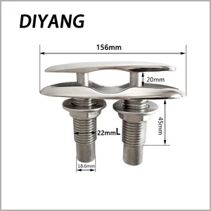 Accessoire de bateau Diyang, étrier dissimulé double couche en acier inoxydable pour remplacement et réparation de yachts - Product Image 2