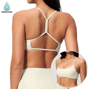 Sujetador Deportivo de Spandex de Secado Rápido con Tirantes Cruzados en la Espalda y Soporte Alto para Ropa Deportiva, Entrenamiento Físico, Pilates y Yoga para <span class=keywords><strong>Mujer</strong></span> - Product Image 2