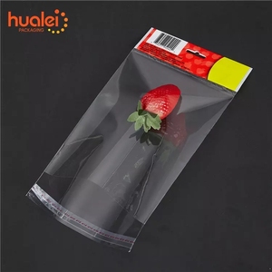 Nhà máy tùy chỉnh in ấn thiết kế logo OPP Túi với thẻ tiêu đề treo lỗ tự dính CELLO Giấy bóng kính Túi - Product Image 1