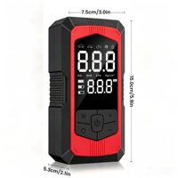 Démarreur de secours pour voiture avec compresseur d'air embarqué, gonfleur de pneus 12V tout-en-un, booster de batterie 1000A 6000mAh, entrée Type-C