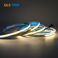Bande LED numérique COB WS2811 24V 10mm 360 LED, contrôle intelligent par application, lumière unicolore à effet cascade pour usage résidentiel