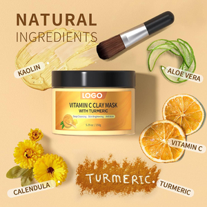 Fatazen Vitamin C nghệ Đất Sét bùn mặt nạ làm sạch sâu giải độc sáng điều trị làm giảm đốm đen mặt nạ bùn - Product Image 3