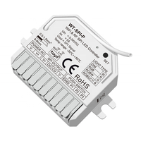 Contrôleur SPI WiFi RF 2.4G TUYA SKYDANCE 5-24VDC avec interrupteur poussoir pour variateur LED RGB RGBW RGB+CCT pour bande LED à pixels WT-SPI-P