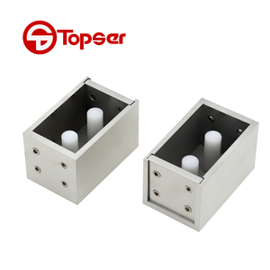 Sistema Moderno de Puerta Corredera Doble para Ducha, Kit de <span class=keywords><strong>8</strong></span> Rodillos, Puerta de Granero de Acero Inoxidable con Herrajes Duraderos y Bajo Ruido - Product Image 5