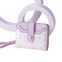 Nouveau Portefeuille Femme Grande Capacité Style Romantique Tendance Chinoise Florale 2026 – Sac à Main Étudiant