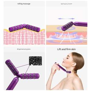 Masajeador Facial con Vibración Sónica, Rodillo de Belleza Eléctrico, Dispositivo de Belleza para Reafirmar la Piel y Levantar el Rostro, para Uso Doméstico - Product Image 3