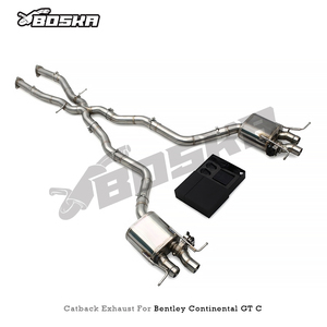 ระบบท่อไอเสียแบบสปอร์ตมีวาล์วสำหรับท่อไอเสียด้านหลังของ Bentley Continental GT c/gtc V8 4.0T 2014-2017ทำจากสเตนเลสสตีล - Product Image 6