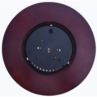 Stasiun Cuaca 3-in-1 Logam, Barometer Termometer Higrometer dengan Resolusi 1C, Instrumen Cuaca Dalam Ruangan untuk Dinding