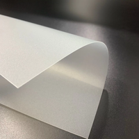 Approvisionnement d'usine A4 taille 0.4mm couverture de reliure pour animaux de compagnie 220*285mm ligne de sergé papier adhésif et feuille de papeterie de Film