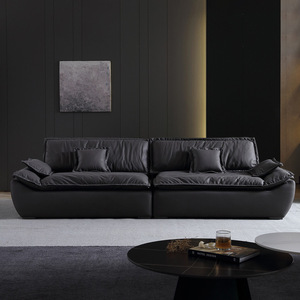 Factory Custom Tech Cloth Sail <b>Sofa</b> Italian Style Down Filled Fabric <b>Sofa</b> Set For Small Living Room - Product Image 4