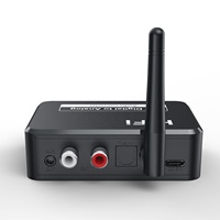 Özelleştirilmiş markalı Bluetooth V5.0 DAC HD ses alıcısı RCA optik AUX portu hoparlör