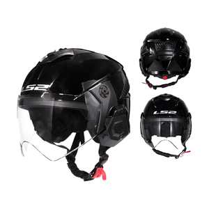 Cascos ligeros <span class=keywords><strong>LS2</strong></span> para todas las estaciones para hombres, mujeres, niños, vehículo eléctrico, medio casco, modelo de verano dual OF610, nueva condición - Product Image 5