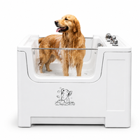 Machine de nettoyage pour animaux de compagnie Dpbathe avec design de vidange rapide pour un changement d'eau efficace