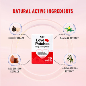 Parches MQ Love, 30 Unidades, Parches de Cuidado Personal para Energía, Deseo y Vitalidad, Suministro Mensual - Product Image 2