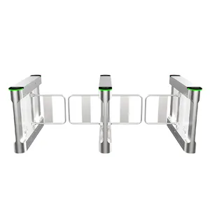 High Security Recognition Automatic Fast Stainless Steel Aluminum Swing Gate Turnistile Automatic Security Swing Gate