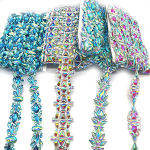 Adorno de tela de hierro con diamantes de imitación de resina colorida para <span class=keywords><strong>zapatos</strong></span> y ropa, accesorios de moda para disfraces de Carnaval - Product Image 4