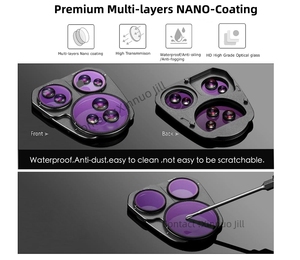 DJI Mavic <span class=keywords><strong>3</strong></span> Pro VND filtreler için değişken ND filtreler ND2-ND32 ND64-ND512 Drone Lens filtreler fabrika fiyat özelleştirmek - Product Image 3