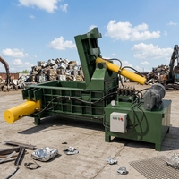 Presse à balles hydraulique pour ferraille, compacteur d'aluminium, machine à balles horizontale pour le recyclage de la ferraille